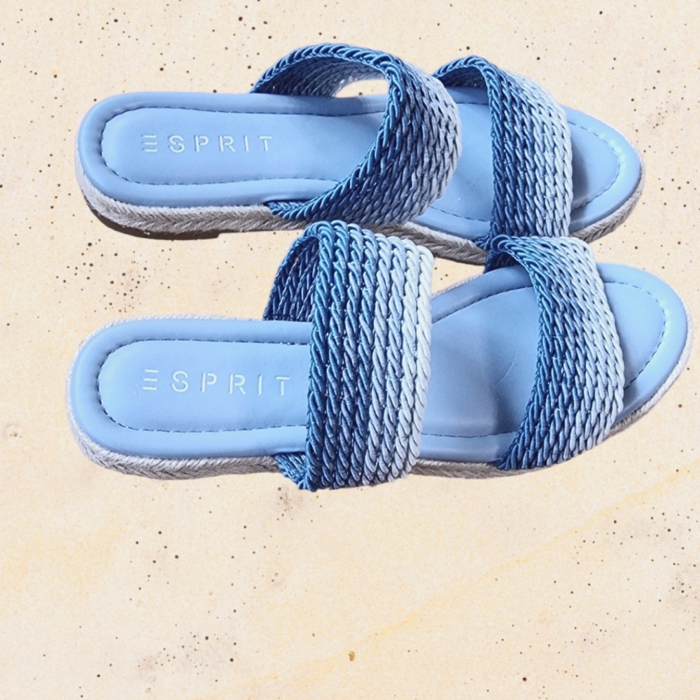 Esprit Woven Slip on Sandals - Picture 5 of 8